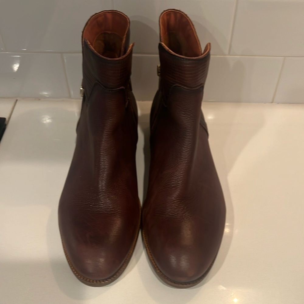 EXCELLENT! Worn Once! Pikolinos Women’s Royal Brown Leather Boots Size 41 - Picture 3 of 8